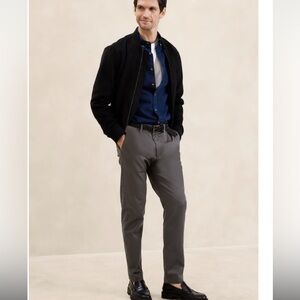 Banana Republic Slim Lived-in Chino Basic Flint Grey Size 32x32